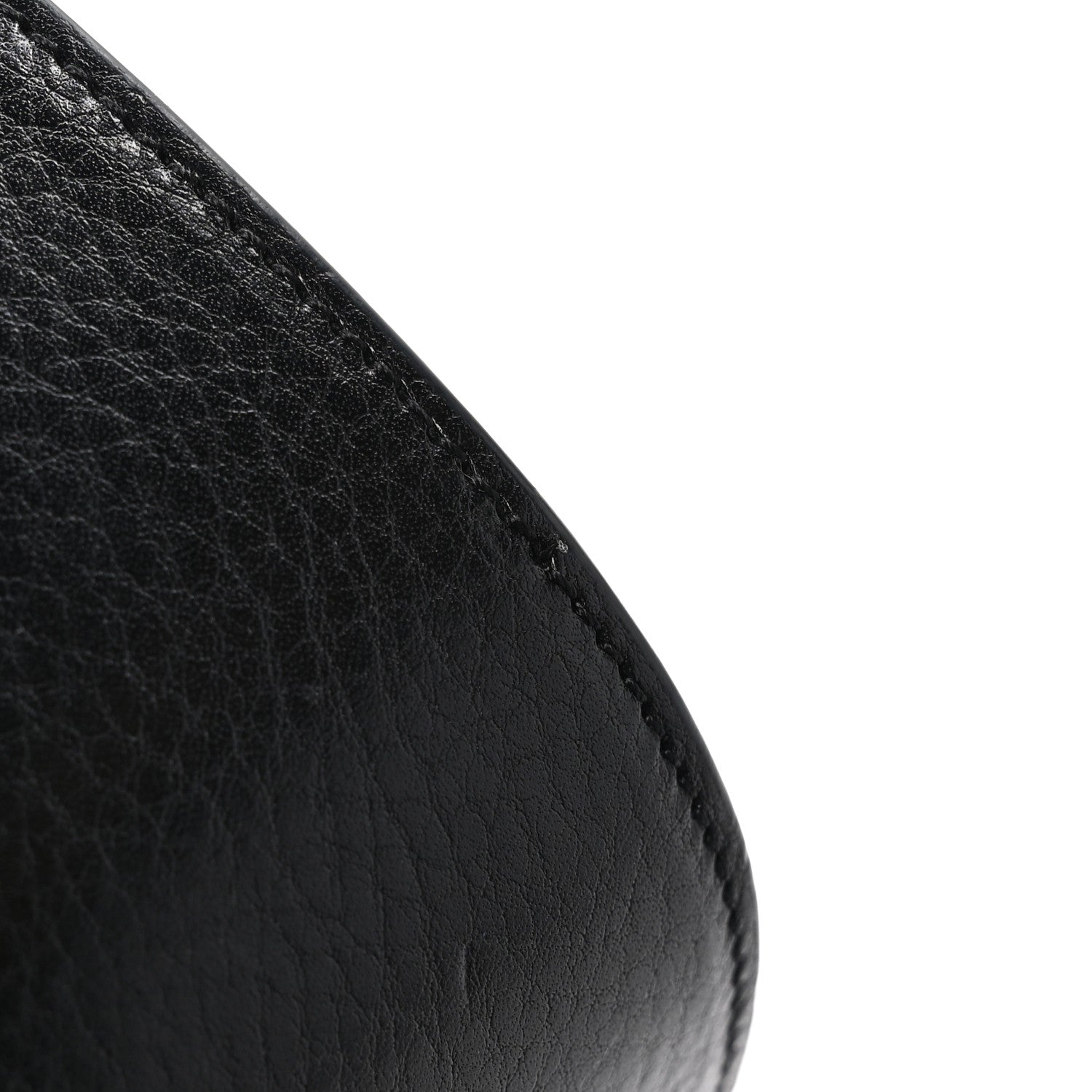The Row Grained Calfskin Half Moon Shoulder Bag Black 11 of 11