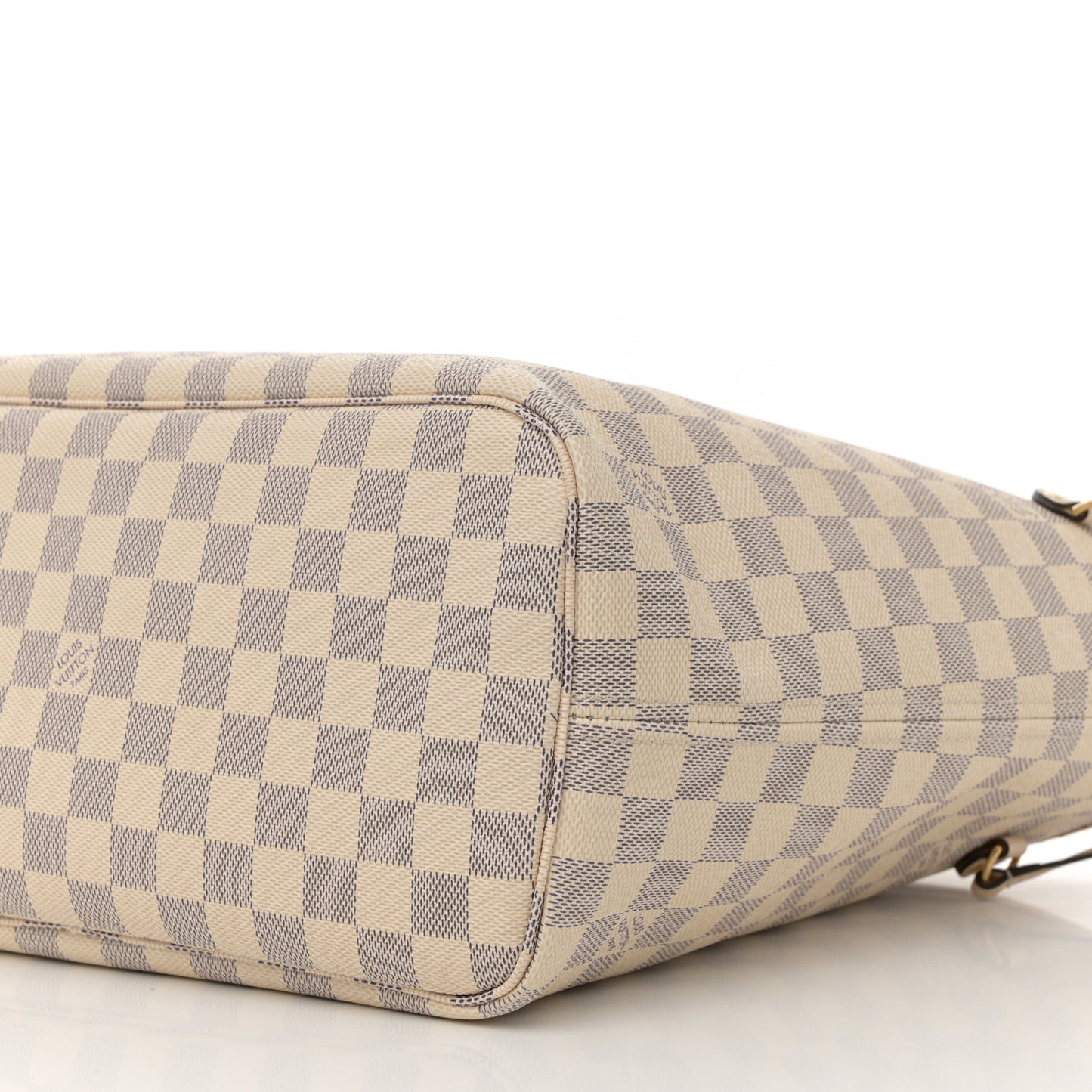 Damier Azur Braided Neverfull MM Pink