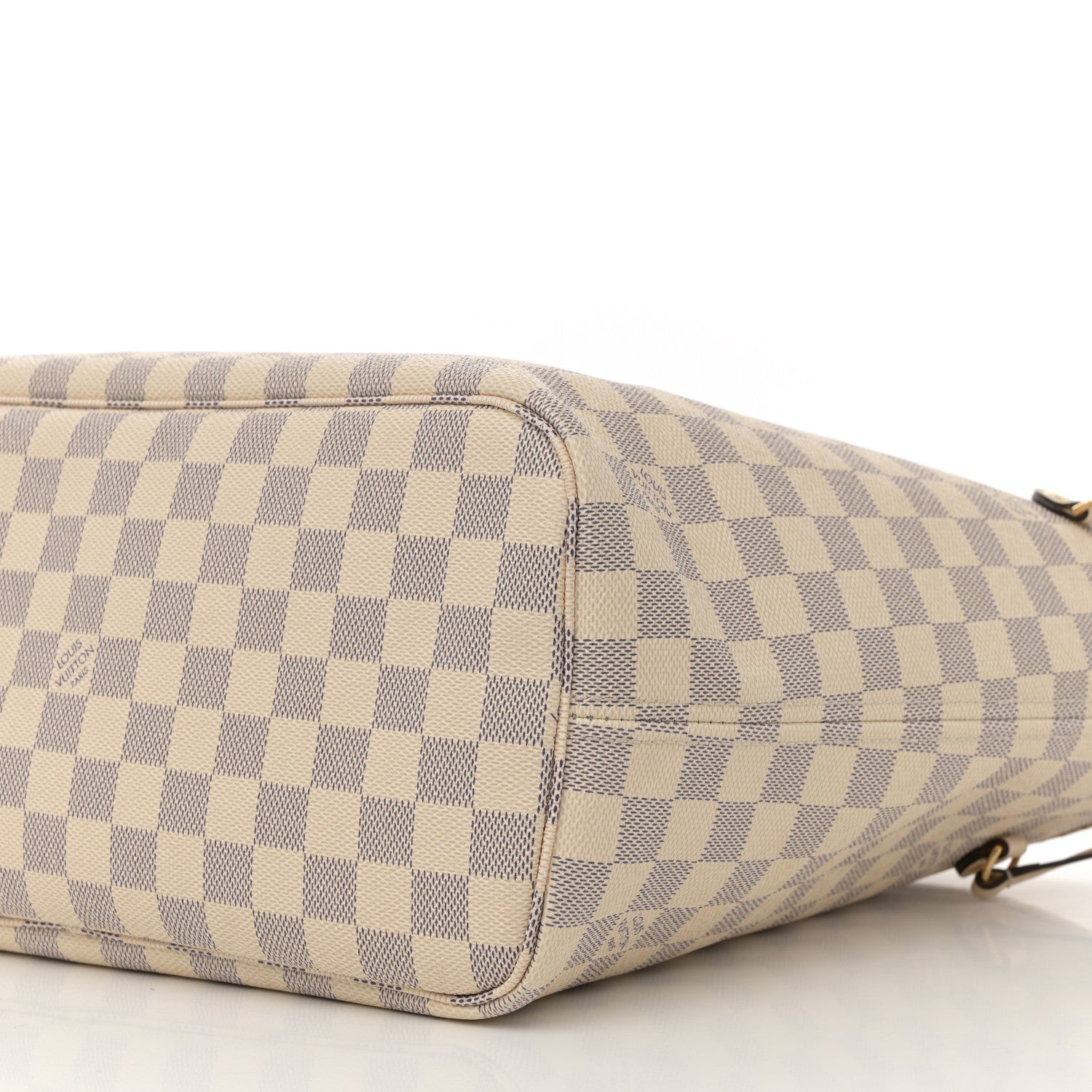 Louis Vuitton Damier Azur Braided Neverfull MM Pink 9 of 17