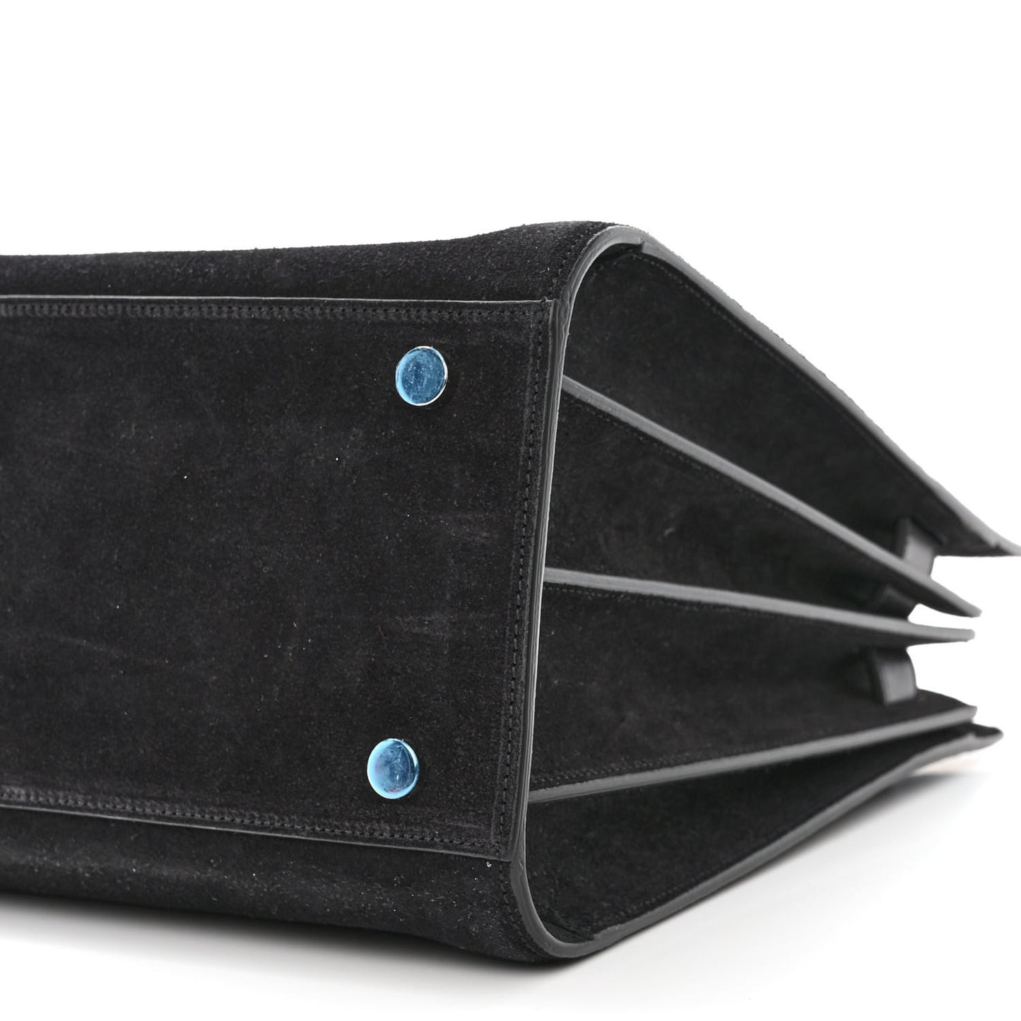 Suede Calfskin Small Sac De Jour Black