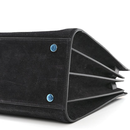 Saint Laurent Suede Calfskin Small Sac De Jour Black 10 of 10