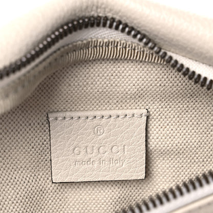 Gucci Grained Calfskin Small Logo Belt Bag White 6 of 9