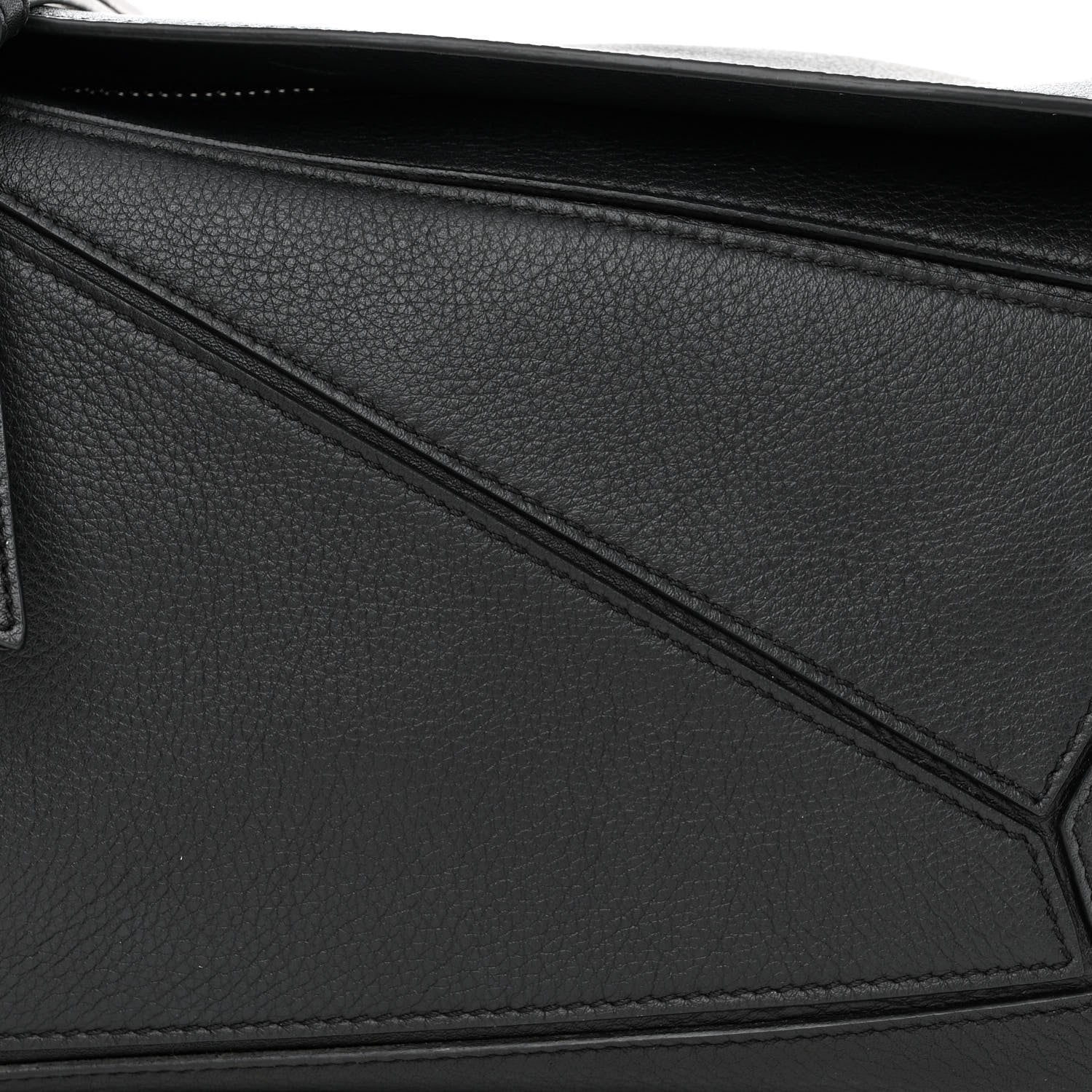 Loewe Calfskin Small Puzzle Bag Black 8 of 11