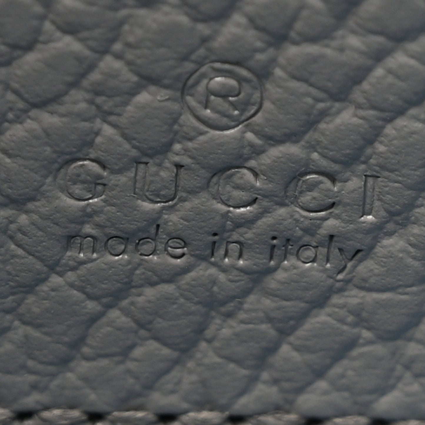 Dollar Calfskin Super Mini GG Marmont Chain Shoulder Bag Deep Grey