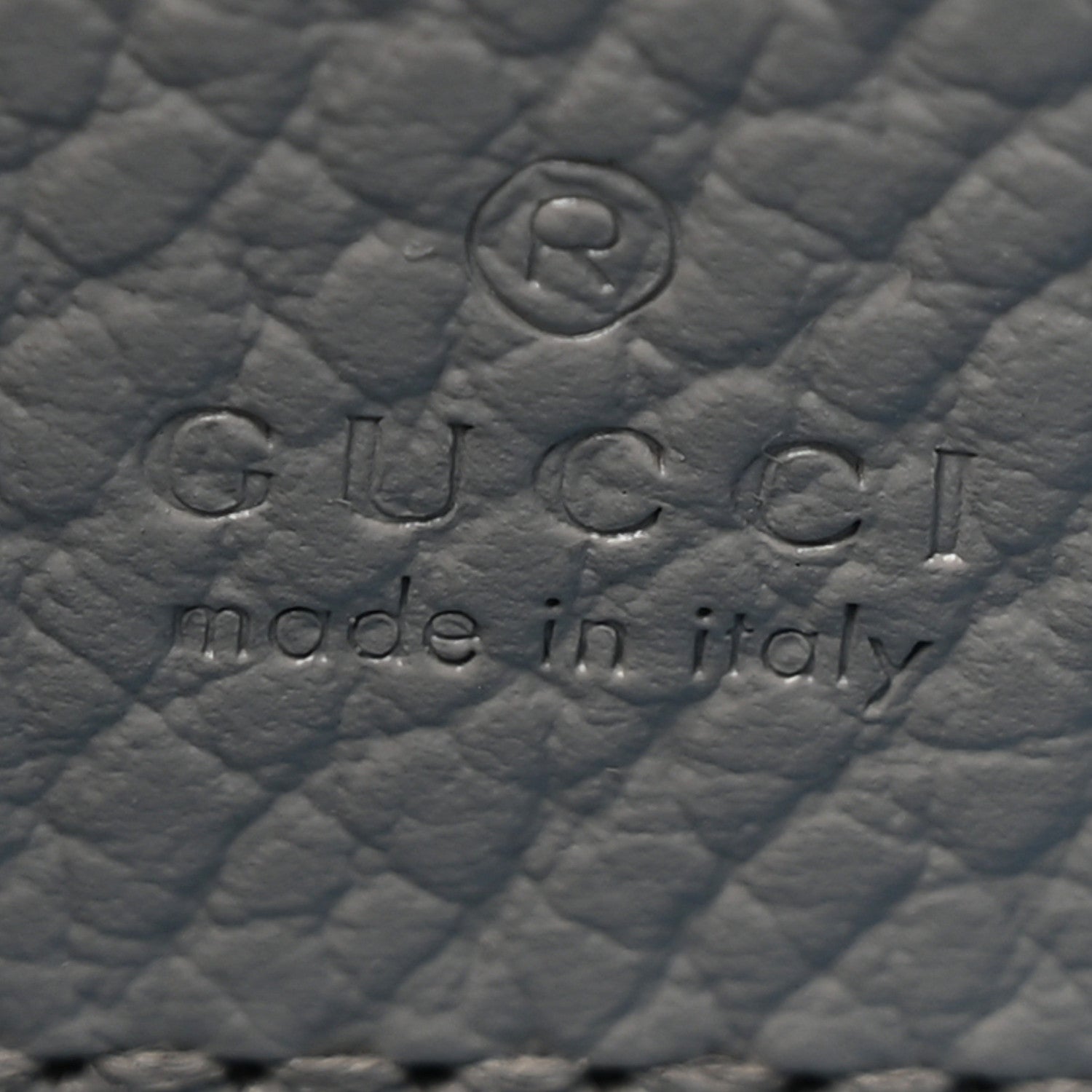 Gucci Dollar Calfskin Super Mini GG Marmont Chain Shoulder Bag Deep Grey 6 of 10