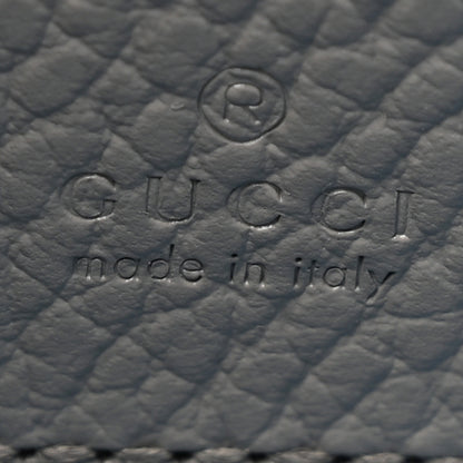 Gucci Dollar Calfskin Super Mini GG Marmont Chain Shoulder Bag Deep Grey 6 of 10