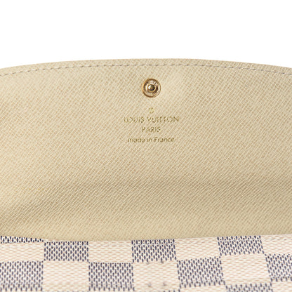 Louis Vuitton Damier Azur Emilie Wallet 6 of 14