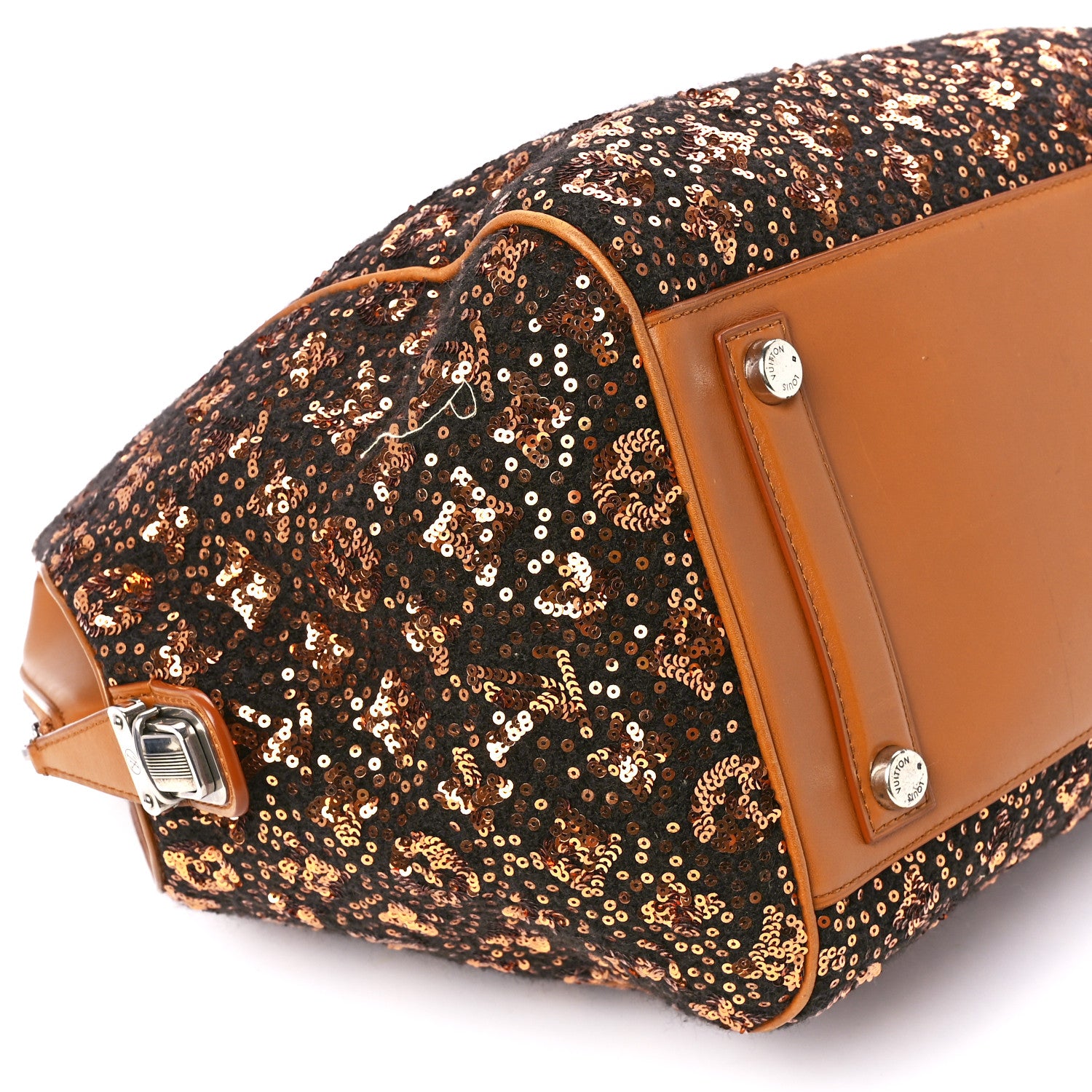Louis Vuitton Sequin Monogram Sunshine Express North South Gold 11 of 12
