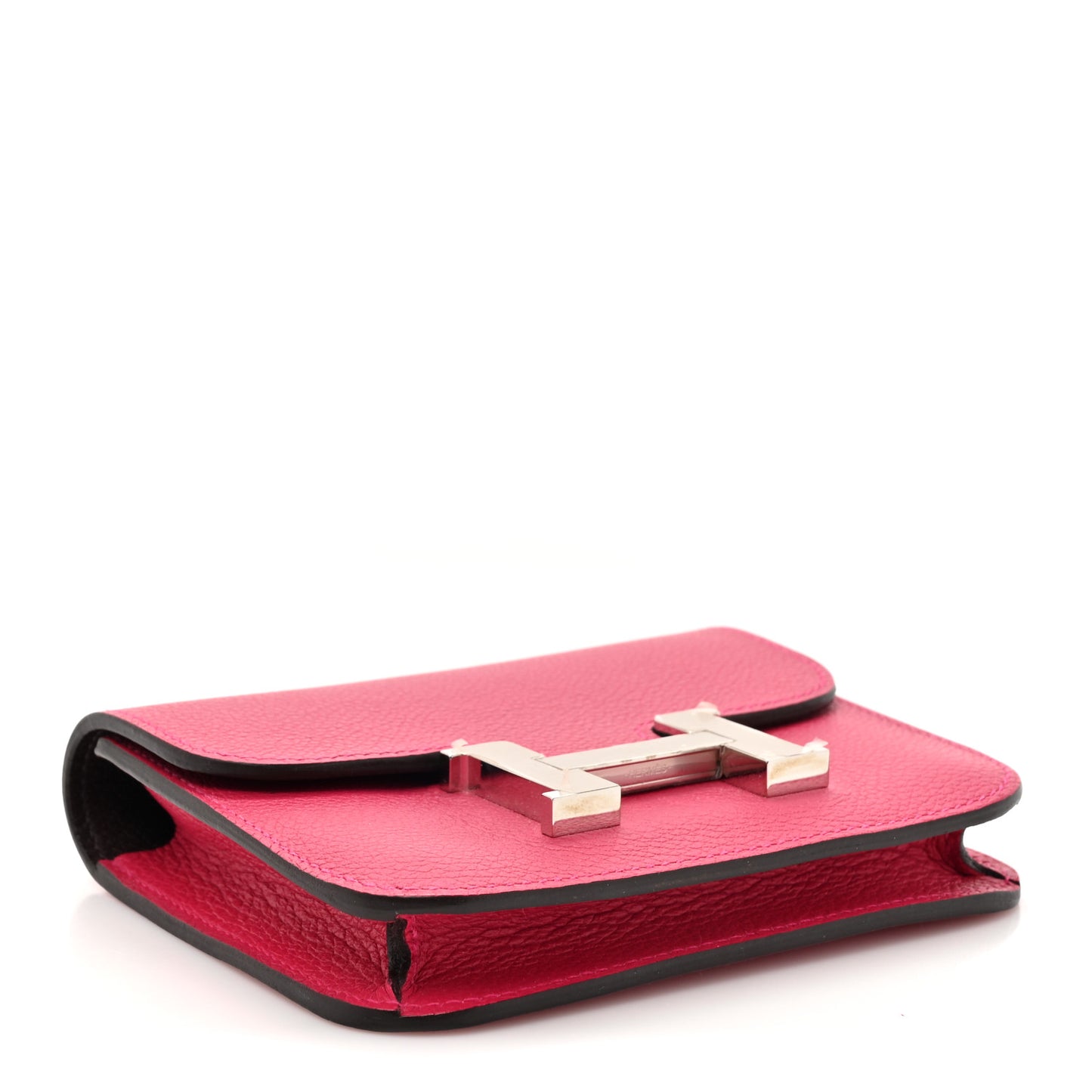 Evercolor Verso Constance Slim Wallet Framboise Rouge Sellier