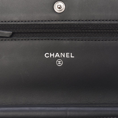 Chanel Caviar Timeless CC Wallet On Chain WOC Black 6 of 11