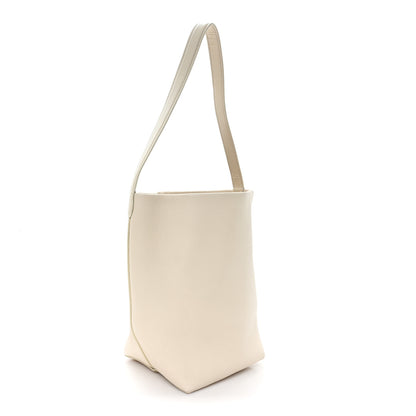 The Row Grained Calfskin Medium N/S Park Tote Ivory 3 of 11