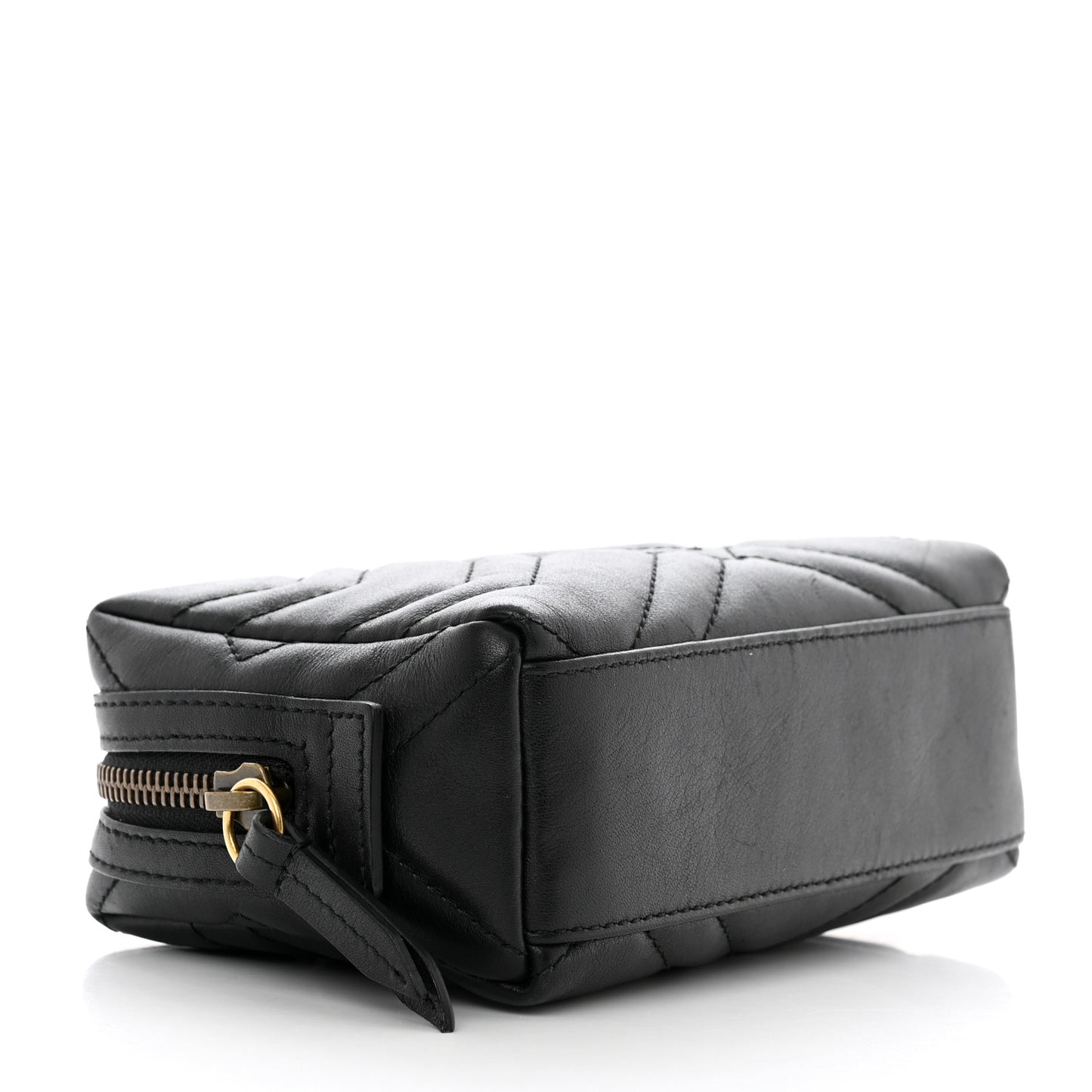 Calfskin Matelasse GG Marmont Cosmetic Case Black