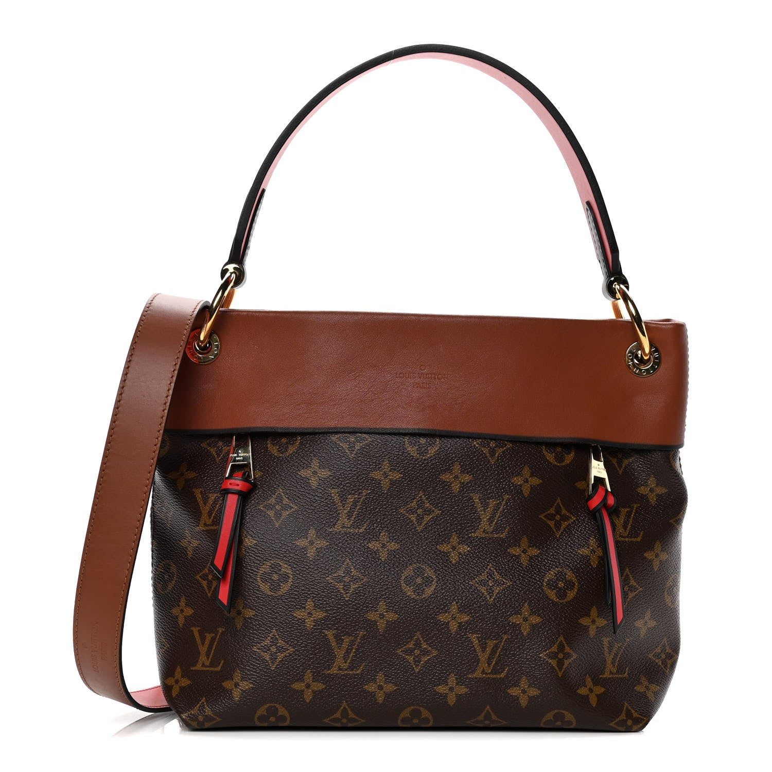 Louis Vuitton Monogram Tuileries Besace Caramel Rouge 1 of 11