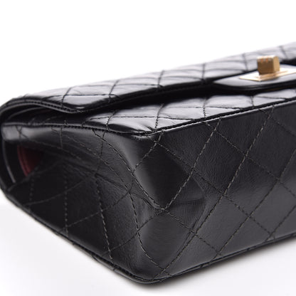 Chanel Aged Calfskin Quilted 2.55 Reissue 225 Flap Black 8 of 13