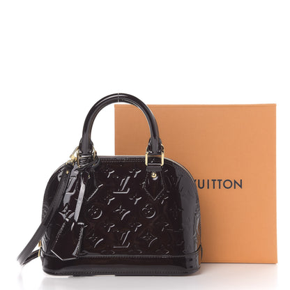 Louis Vuitton Vernis Alma BB Amarante 10 of 10