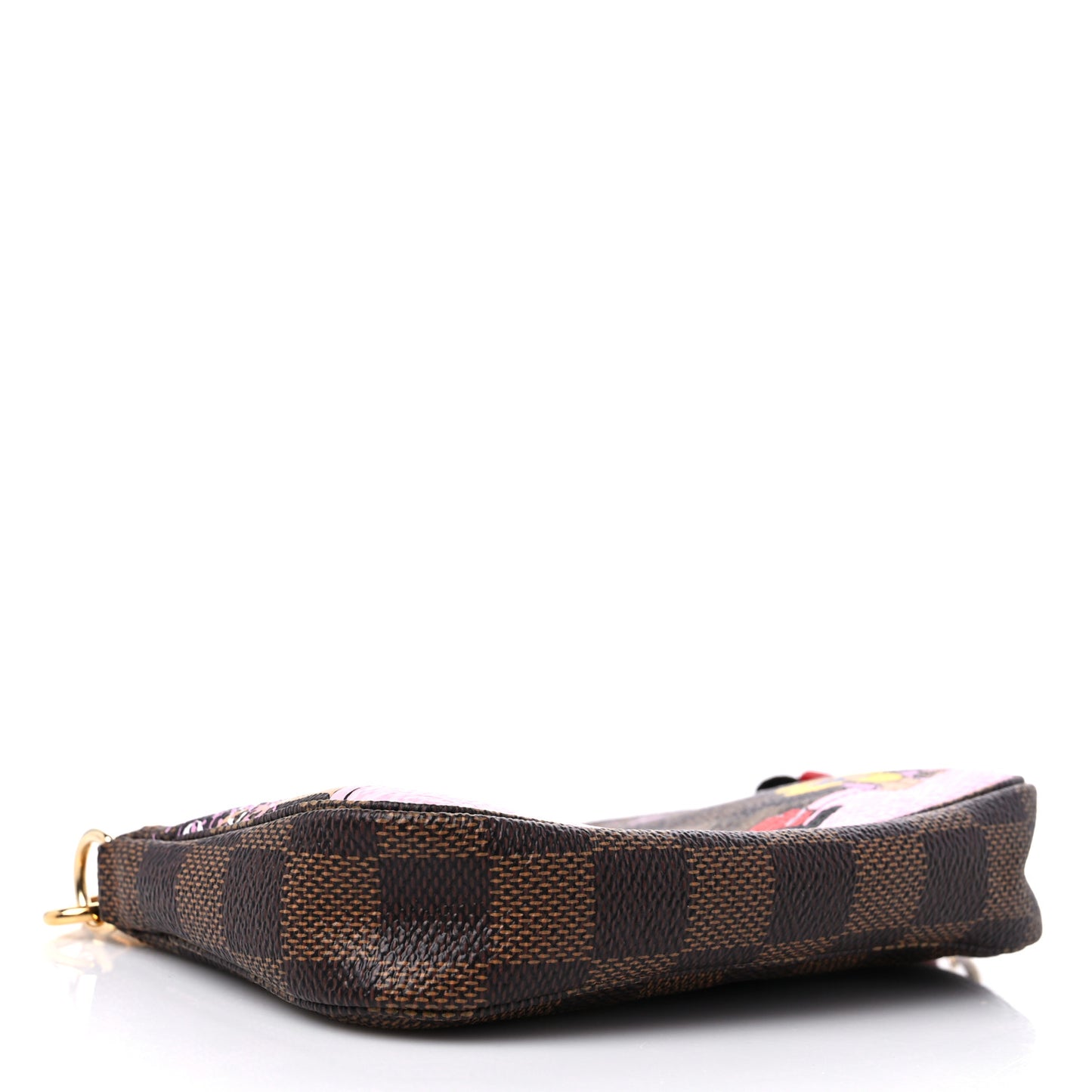 Damier Ebene 2019 Christmas Animation Mini Pochette Accessories Red