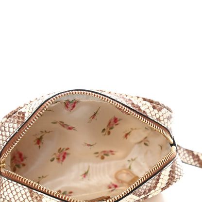 Gucci Raffia Elaphe Mini Ophidia Shoulder Bag Natural Cream Brown 5 of 11