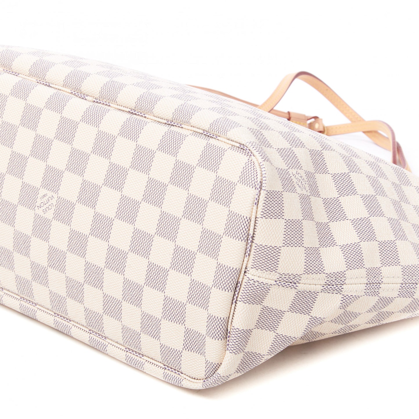 Damier Azur Neo Neverfull MM Rose Ballerine