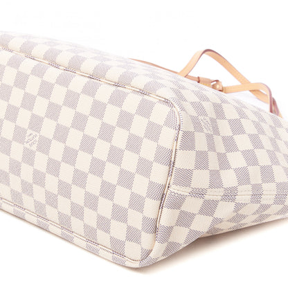 Louis Vuitton Damier Azur Neo Neverfull MM Rose Ballerine 4 of 8