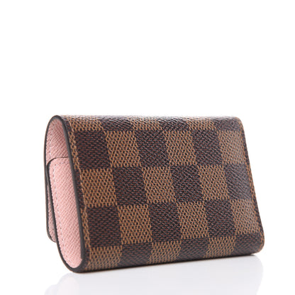 Louis Vuitton Damier Ebene Multicles 6 Key Holder Rose Ballerine 3 of 8