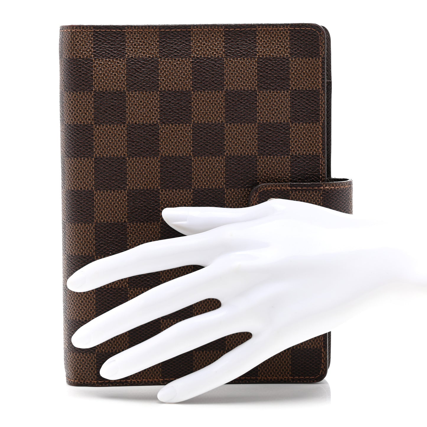 Damier Ebene Medium Ring Agenda Cover