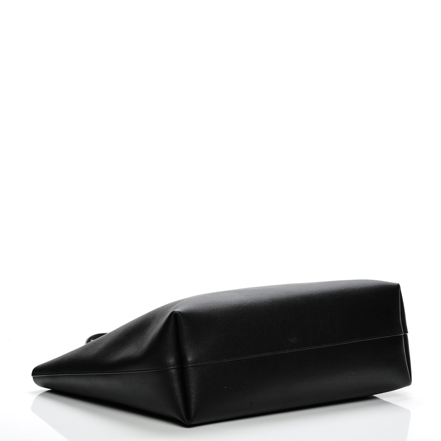 Calfskin Large Shopping Tote Black