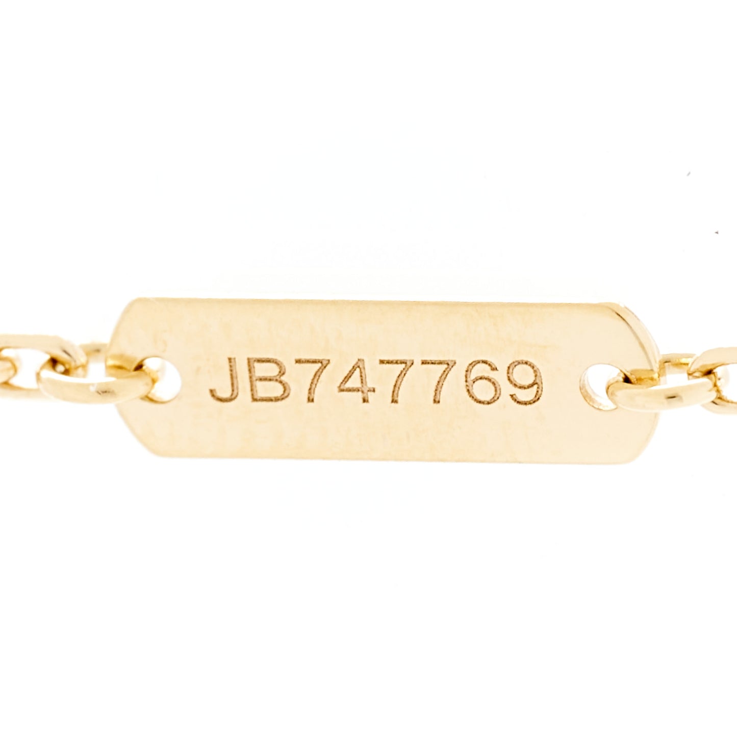 18K Yellow Gold Carnelian Vintage Alhambra Pendant Necklace