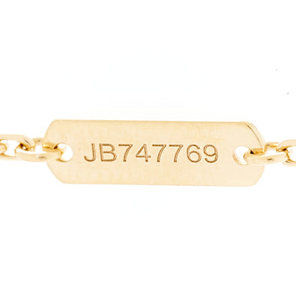 Van Cleef & Arpels 18K Yellow Gold Carnelian Vintage Alhambra Pendant Necklace 5 of 6