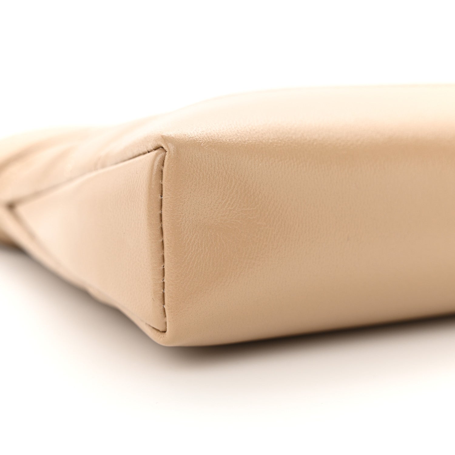 Chanel Shiny Crumpled Calfskin Quilted Nano 31 Shopping Bag Beige 9 of 12