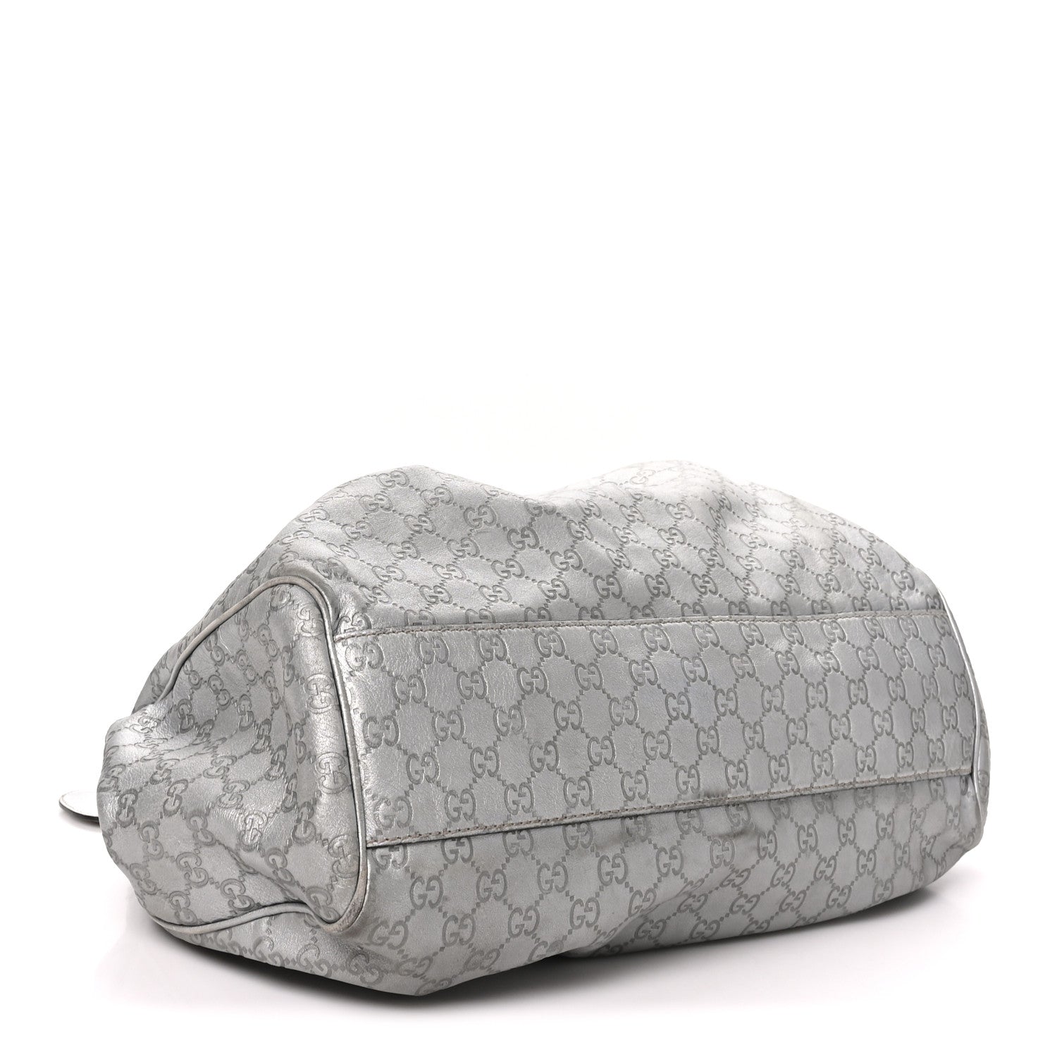 Gucci Guccissima Large Sukey Tote Silver 4 of 13