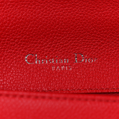 Christian Dior Grained Calfskin Small Diorama Flap Bag Red 6 of 11
