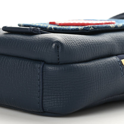 Louis Vuitton X NIGO Denim Monogram Flat Double Phone Pouch 7 of 7