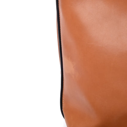 Celine Lambskin Calfskin Band Twisted Cabas Tan 15 of 18