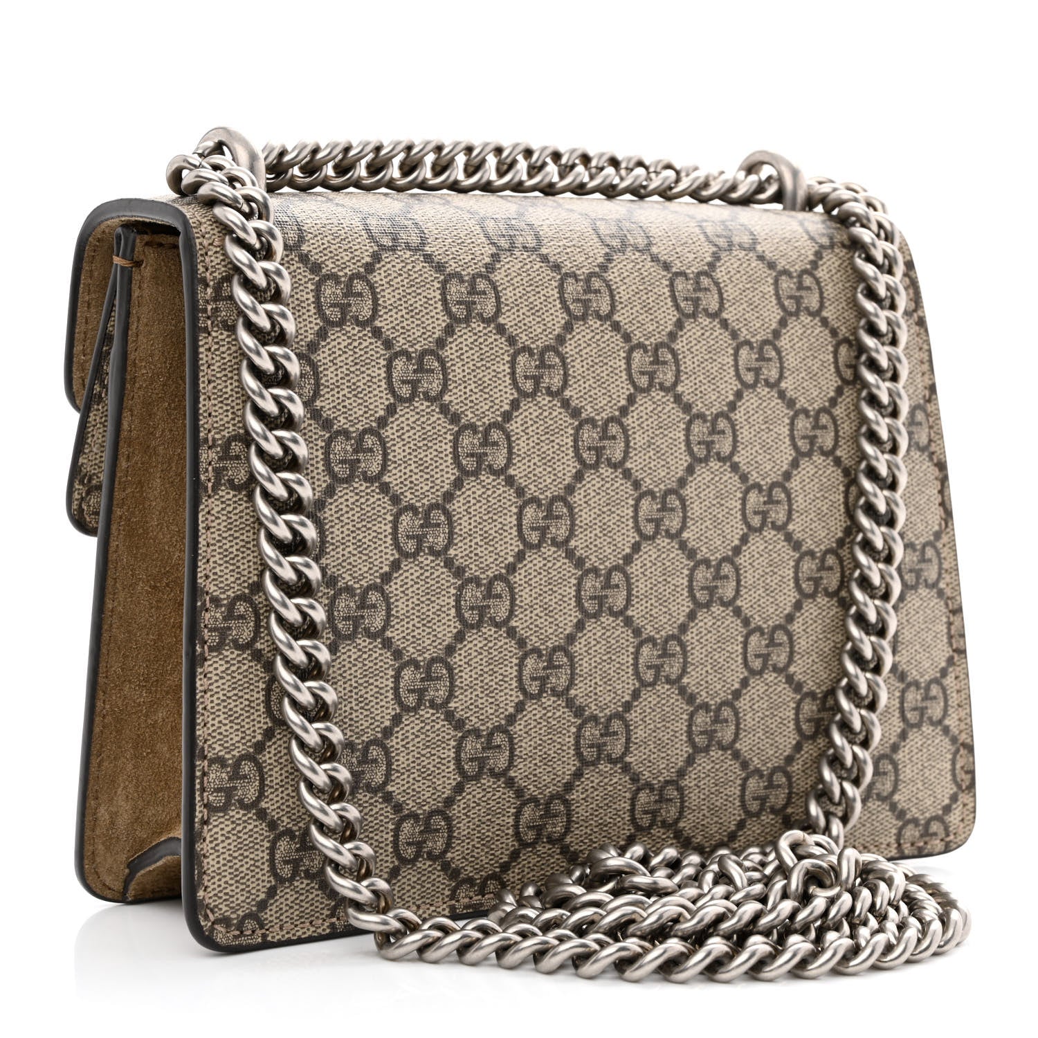 Gucci GG Supreme Monogram Mini Dionysus Shoulder Bag Taupe 3 of 10