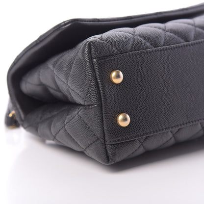 Chanel Caviar Quilted Mini Coco Handle Flap Black 10 of 11