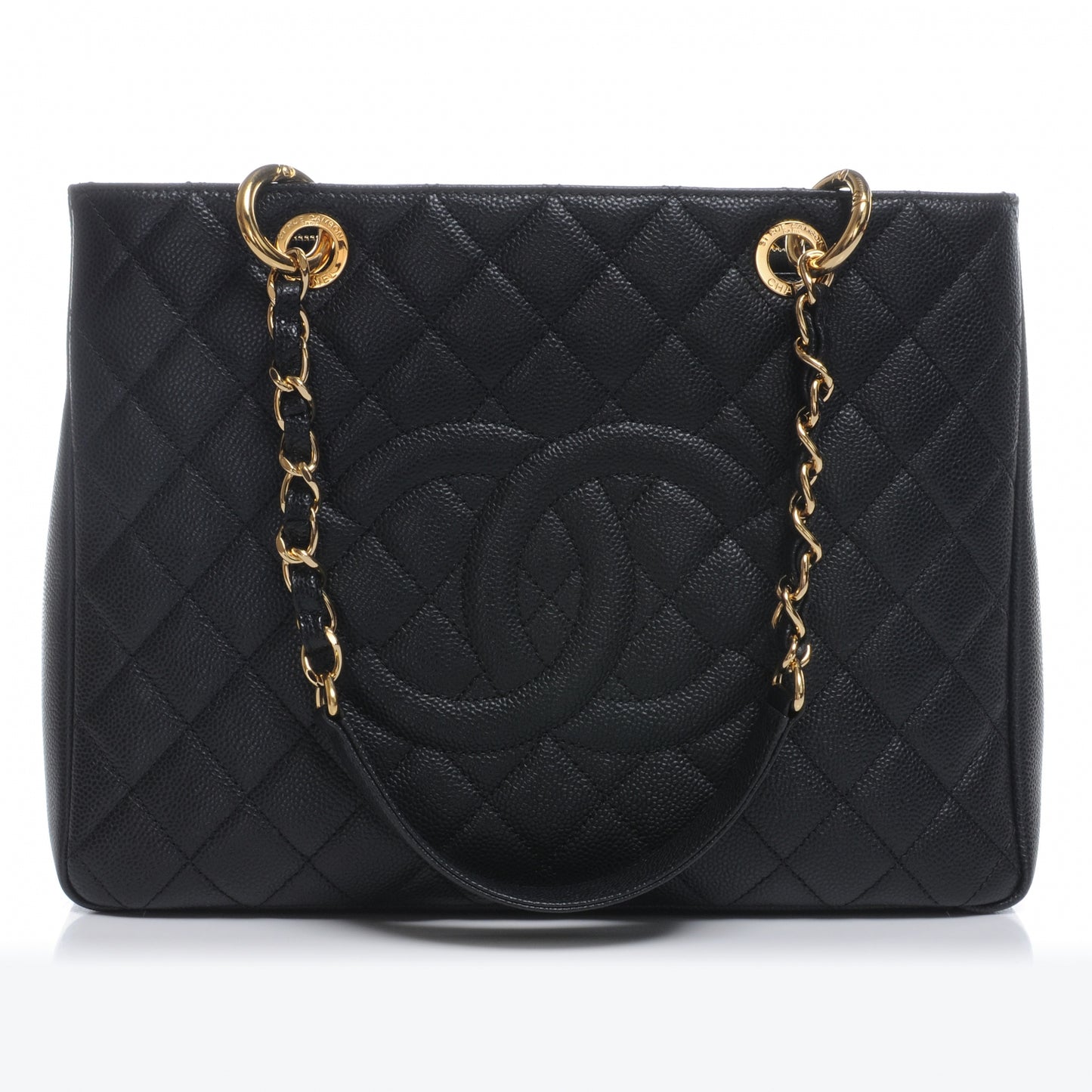 Caviar Grand Shopping Tote GST Black