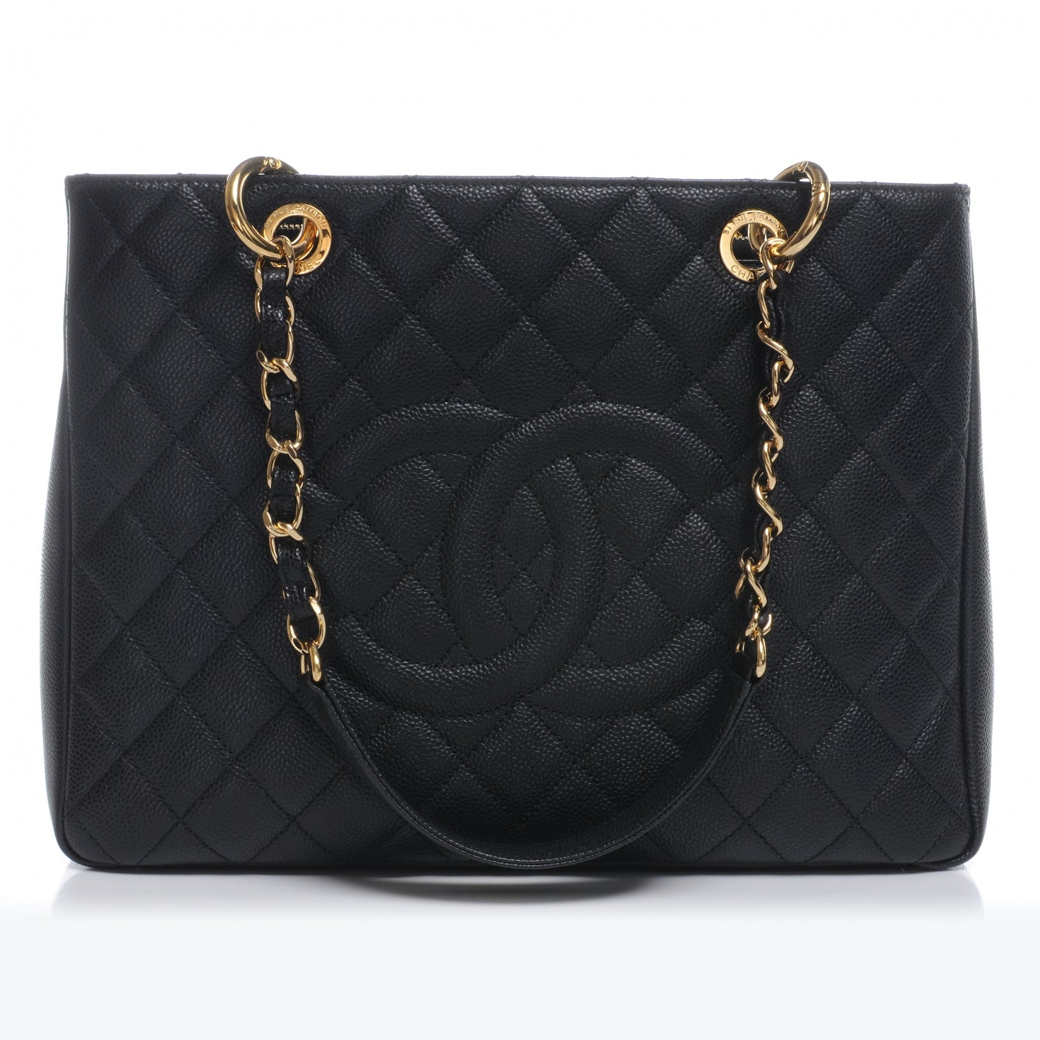 Chanel Caviar Grand Shopping Tote GST Black 1 of 8