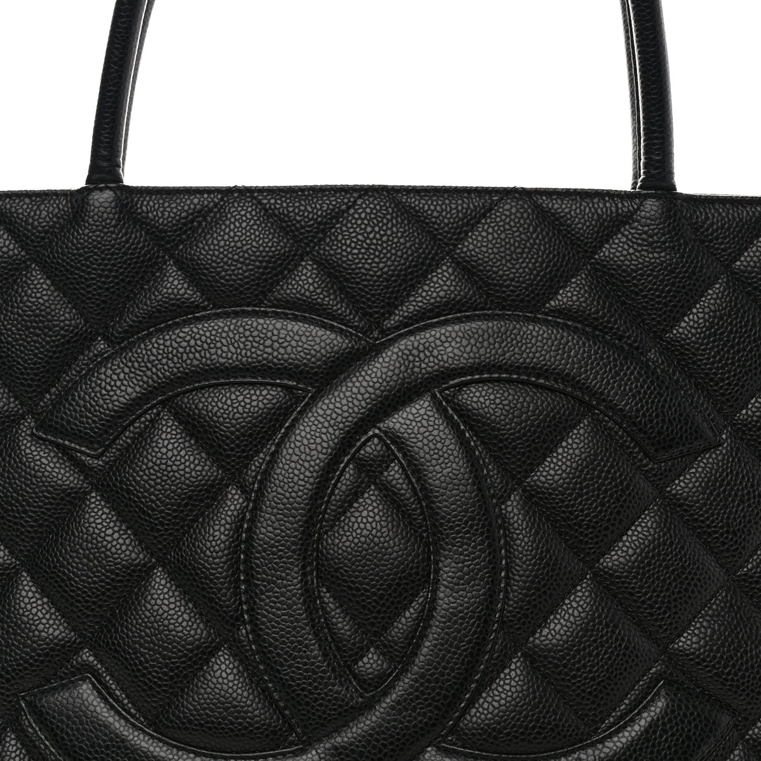 Chanel Caviar Quilted Medallion Tote Black 7 of 11