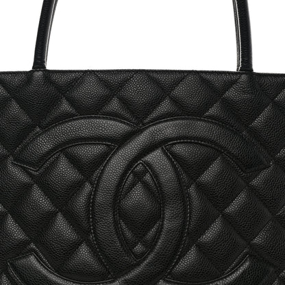 Chanel Caviar Quilted Medallion Tote Black 7 of 11