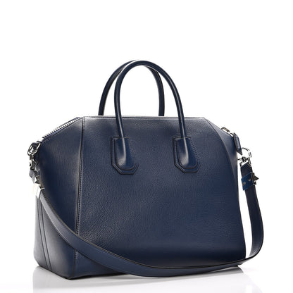 Givenchy Sugar Goatskin Medium Antigona Night Blue 4 of 8