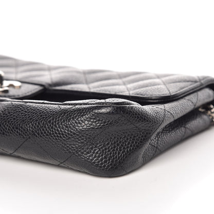Chanel Caviar Quilted East West Flap Bijoux Chain Black 9 of 11