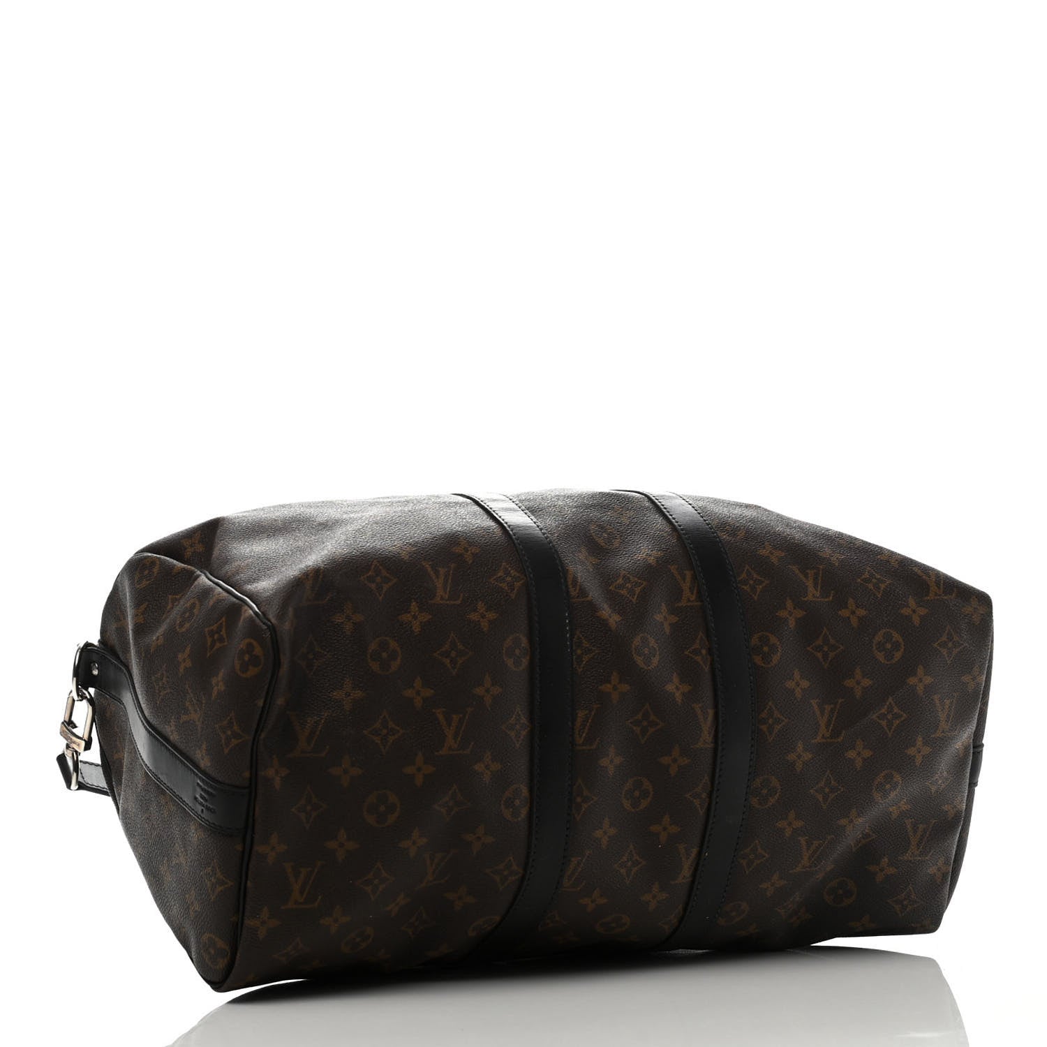Louis Vuitton Monogram Macassar Keepall Bandouliere 45 4 of 14