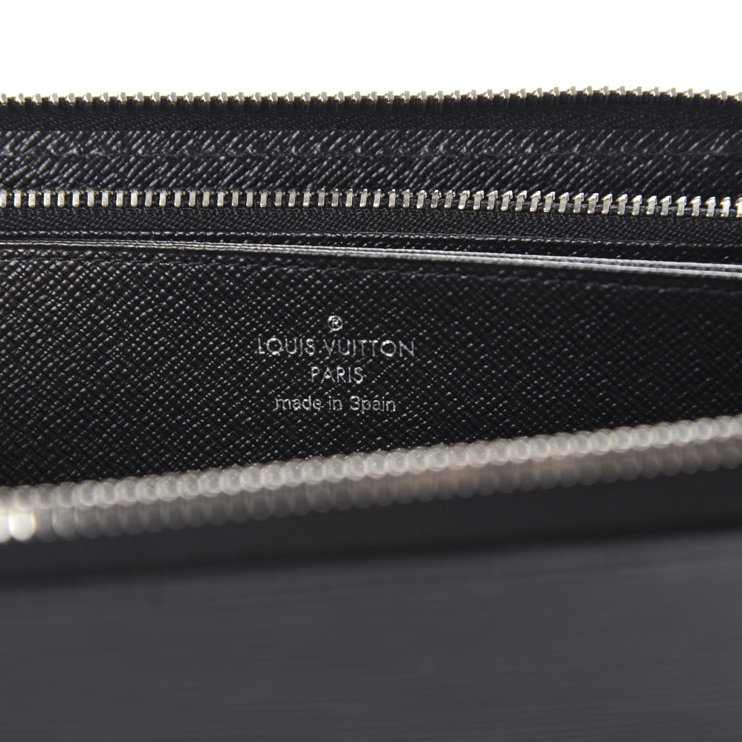 Louis Vuitton Epi Zippy Wallet Black 7 of 8