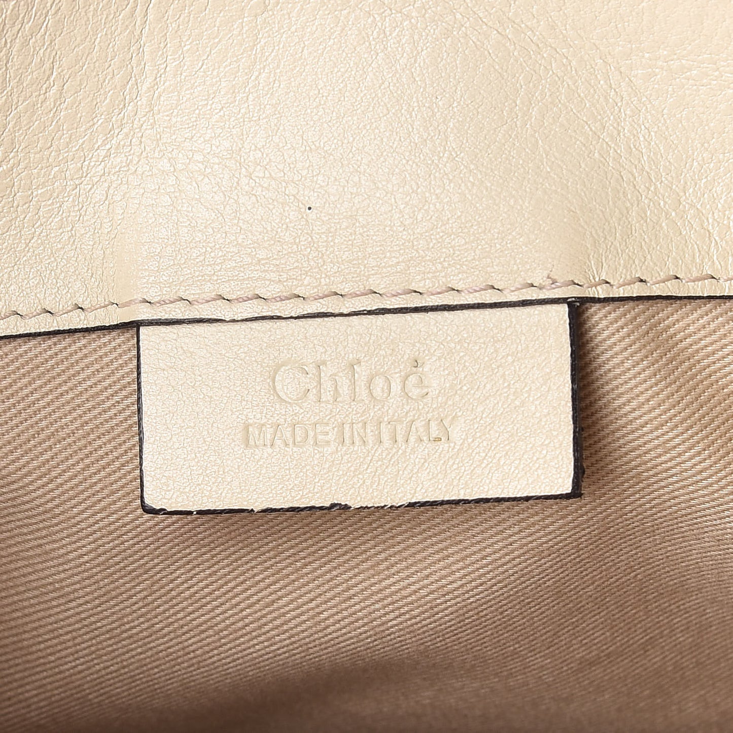 Suede Calfskin Mini Faye Backpack Off White