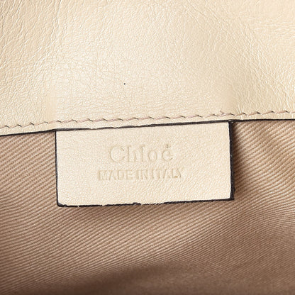 Chloe Suede Calfskin Mini Faye Backpack Off White 6 of 10
