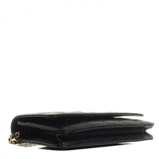 Chanel Caviar Quilted Wallet On Chain WOC Black 4 of 9