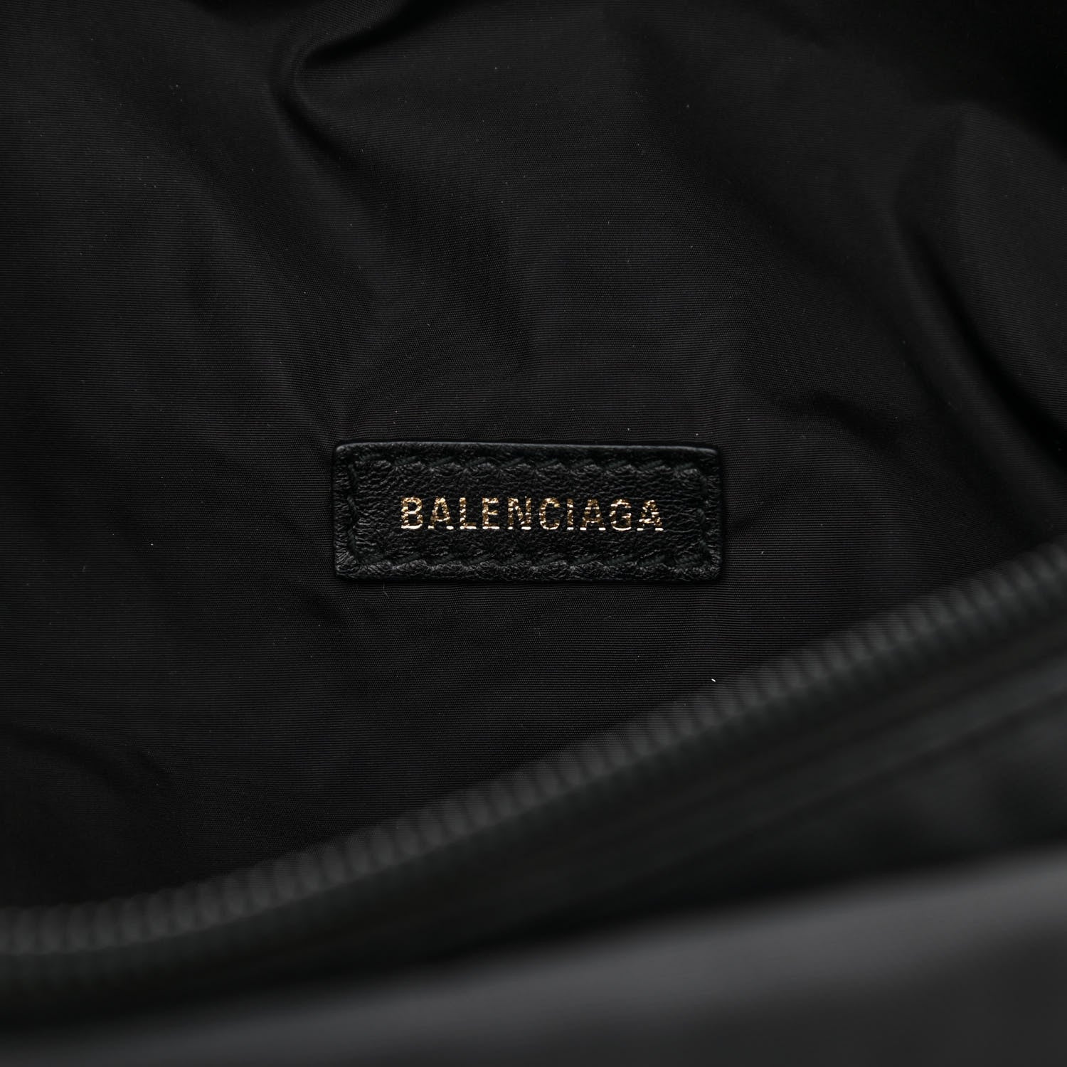Balenciaga Textured Sport Nylon Logo Embroidered Wheel Beltpack Black 6 of 8