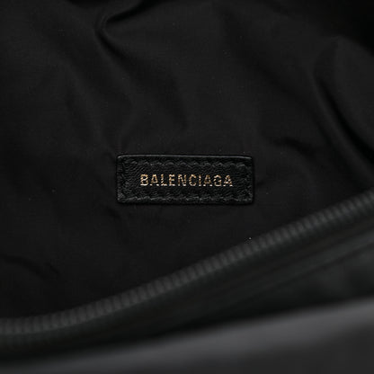 Balenciaga Textured Sport Nylon Logo Embroidered Wheel Beltpack Black 6 of 8