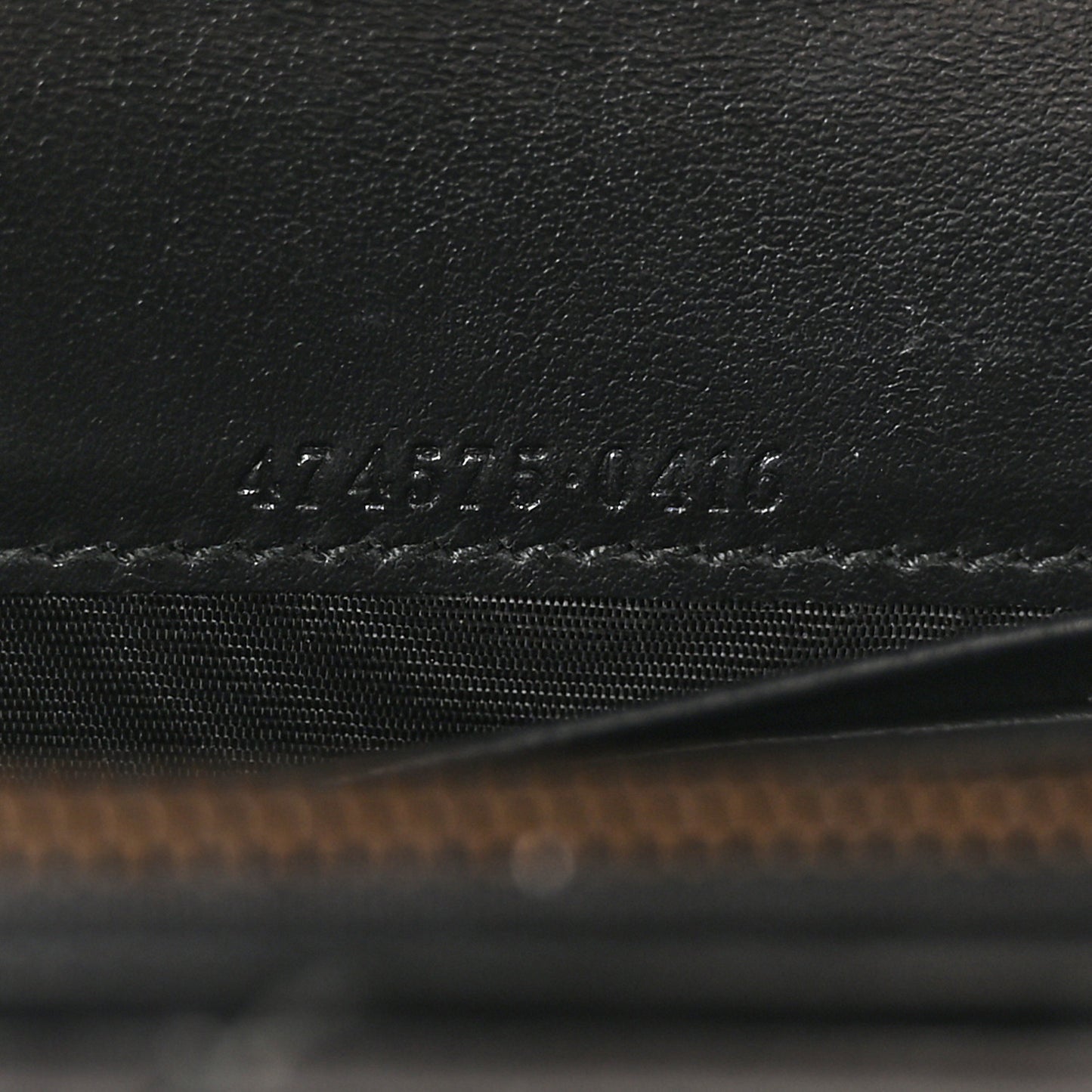 Calfskin Matelasse GG Marmont Chain Wallet Black