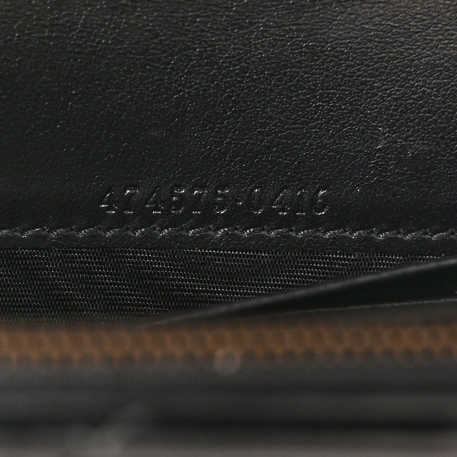 Gucci Calfskin Matelasse GG Marmont Chain Wallet Black 7 of 13